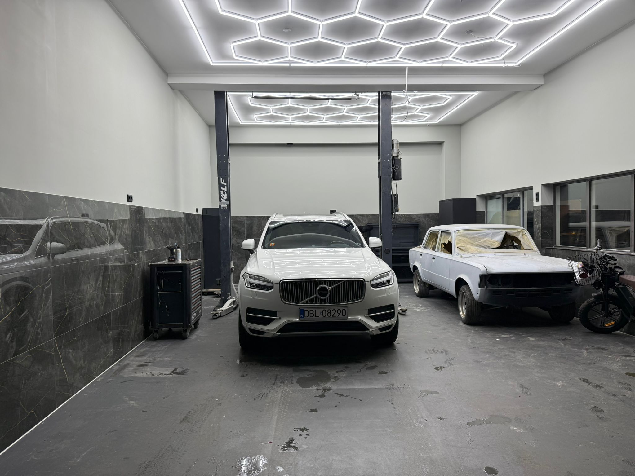 Garage exterior